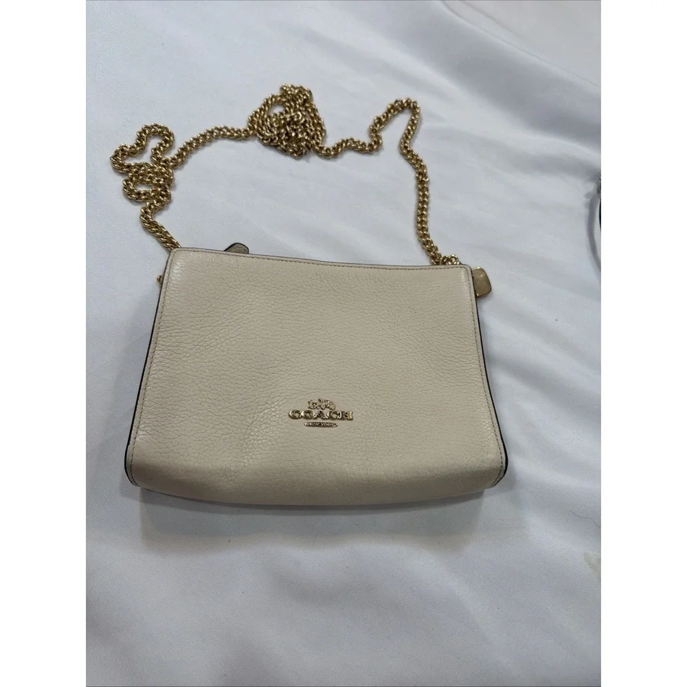 Coach Klare Crossbody Bag In Signature Leather Cream‎